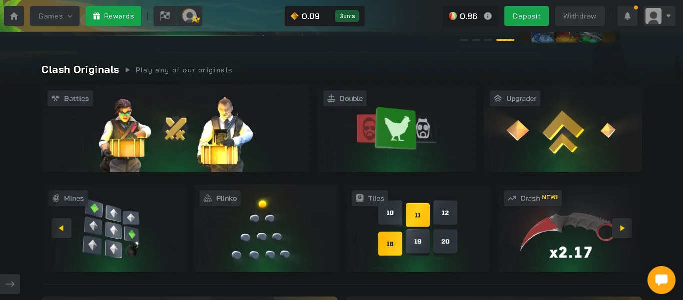 Clash.gg Games Modes