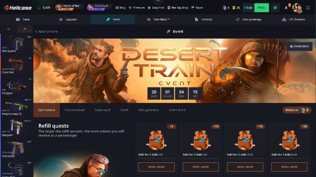 Hellcase's event