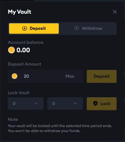 csgold vault feature preview