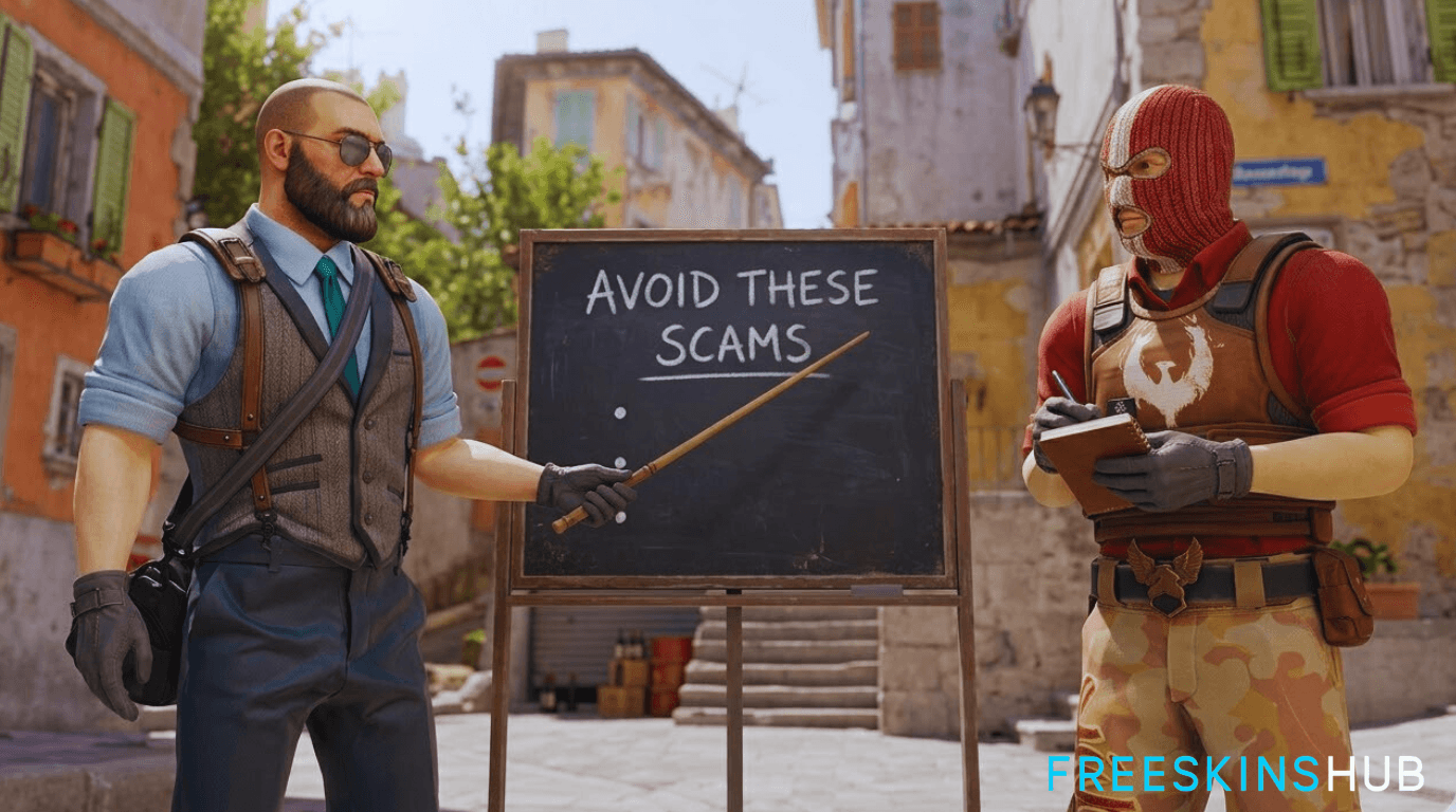 Avoid these scams freeskinshub