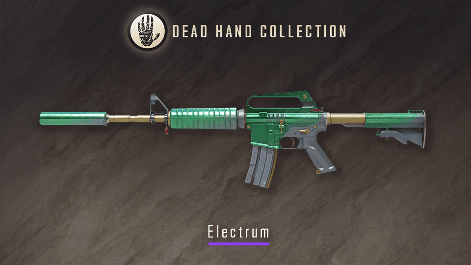 M4A1-S | Electrum Dead Hand Collection
