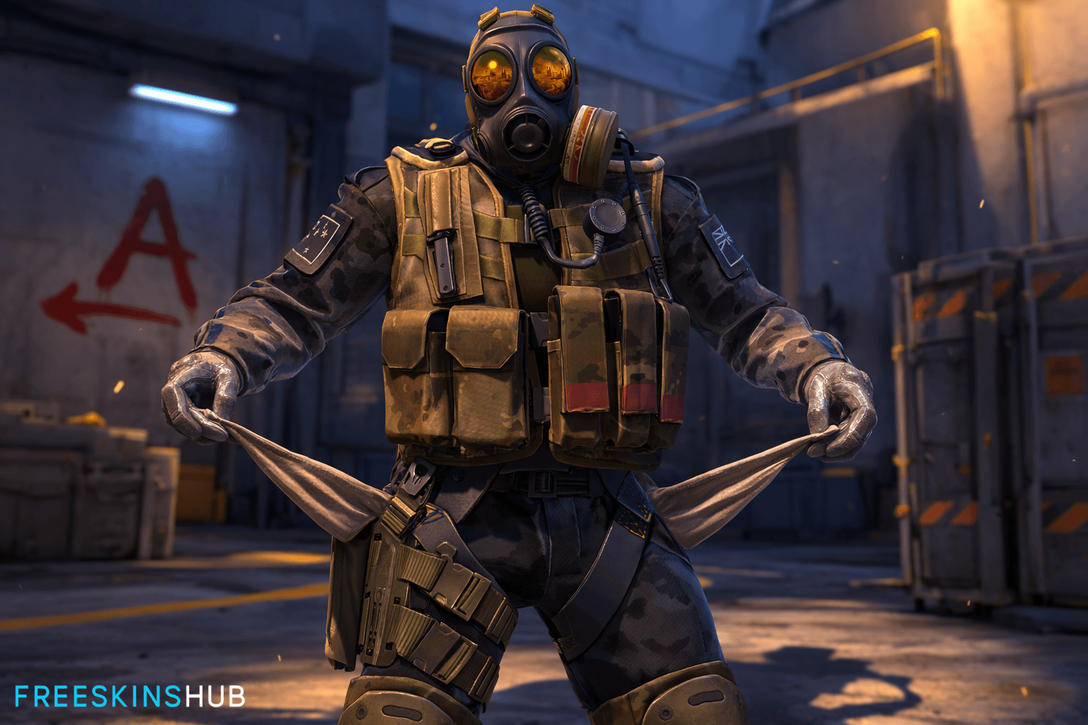 Brokie CS2 CT agent funny cs2 animation meme - FreeSkinsHub
