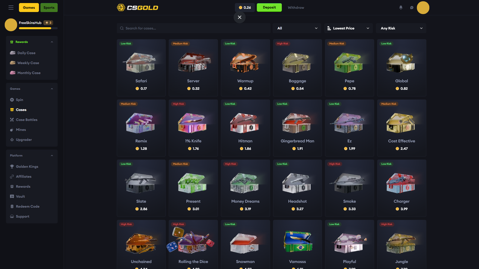 CSGOLD Case Openings
