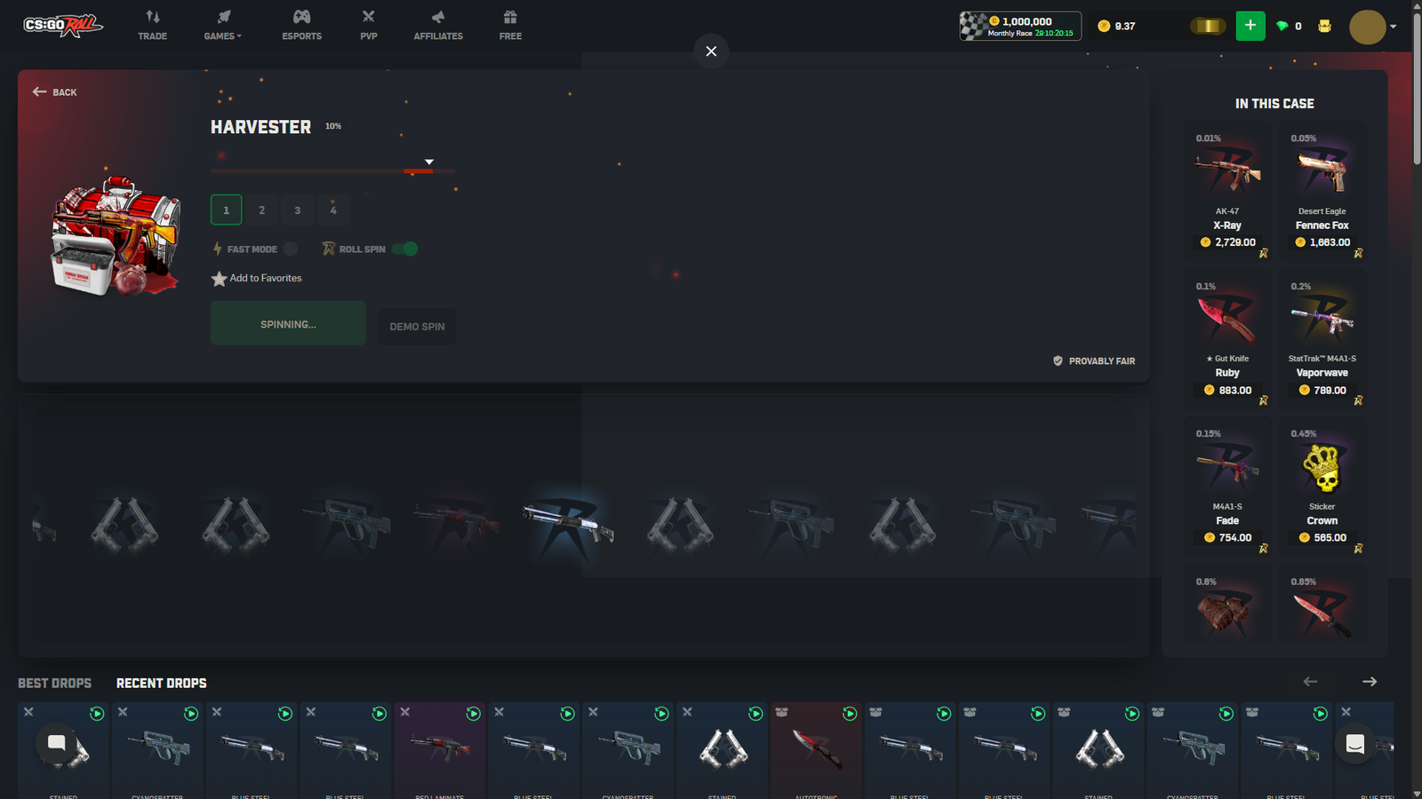 CSGORoll Case Opening