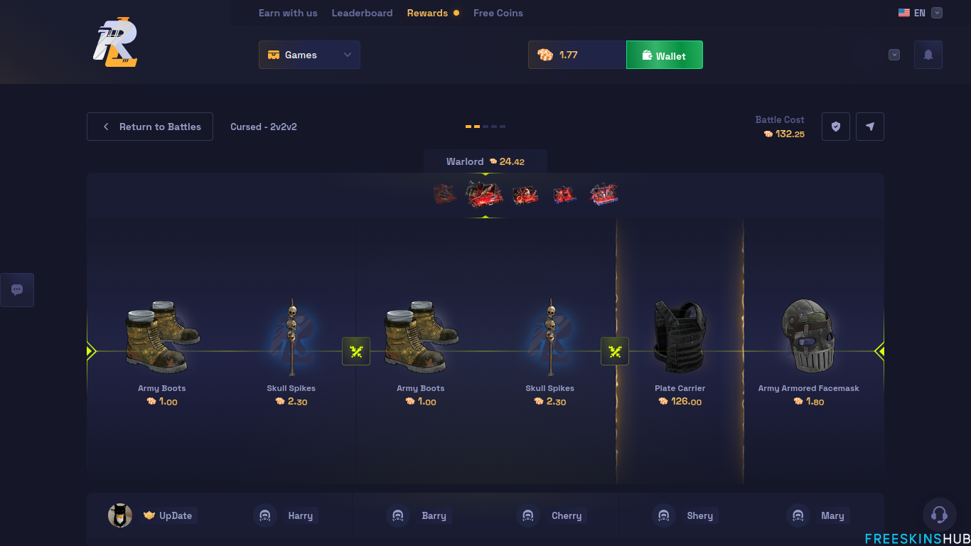 RustyLoot case battles game